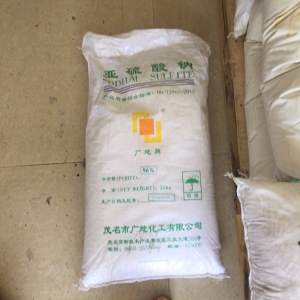 亞硫酸鈉，Na2SO3