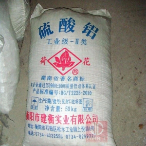 硫酸鋁，Al2(SO4)3